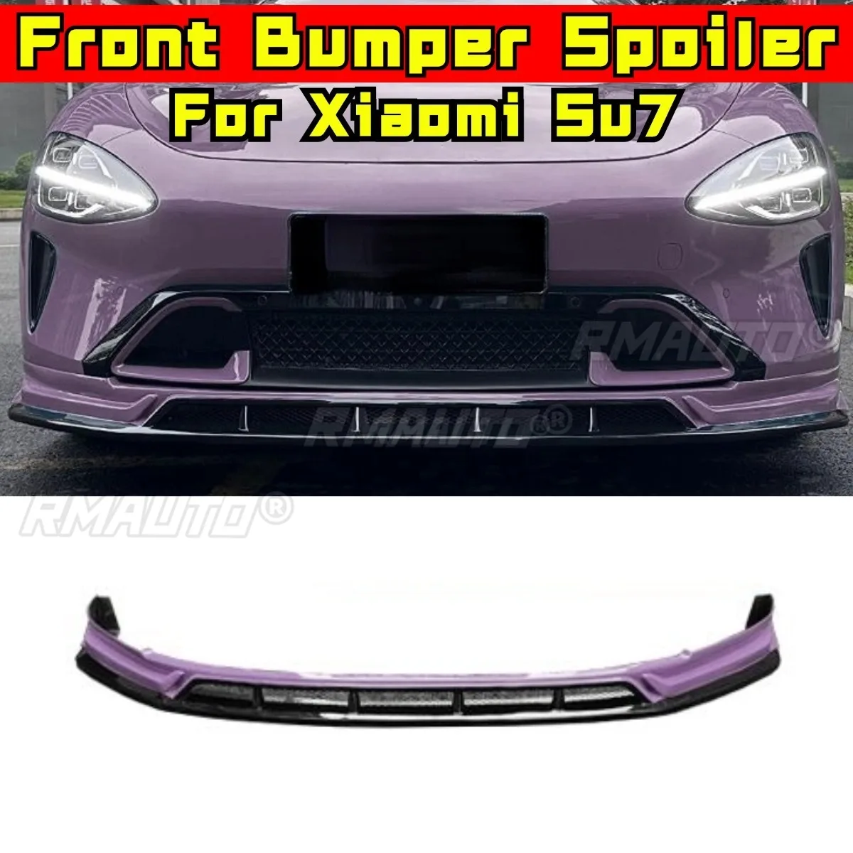 

Car Rear Bumper Spoiler Front Bumper Diffuser Splitter Side Skirt Lip Modification Part For Xiaomi Su7 Car Accessories