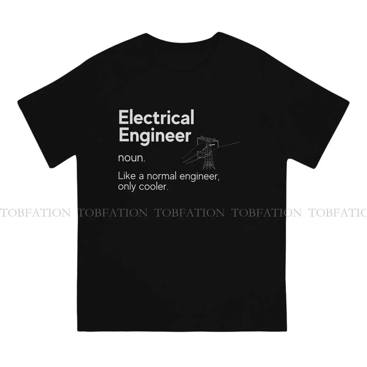 Definition Geek Unique TShirt Engineer Electrical Electrician Comfortable Creative Gift Idea T Shirt Short Sleeve