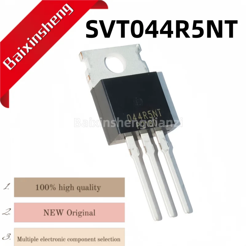 

10 pieces, brand new SVT044R5NT, 044R5NT, TO-220, N-channel, MOSFET.