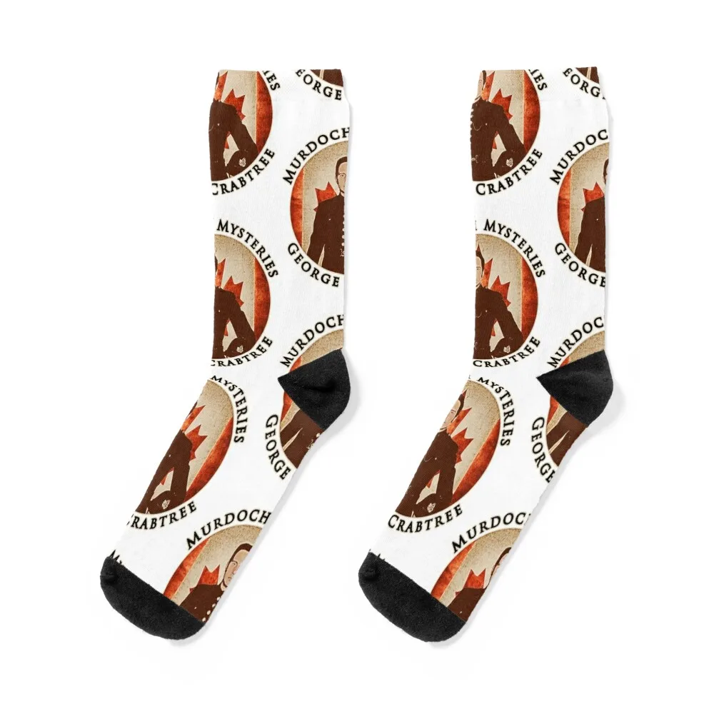 

Murdoch Mysteries George Crabtree with Vintage Effect Socks Non-slip soccer anti-slip Socks For Men Women's