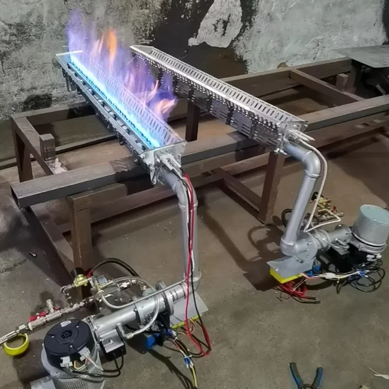 

Customizable Linear Flame Burner Stainless Steel, Rapid Heating LPG/NG System for Drum Dryer & Agricultural Processing