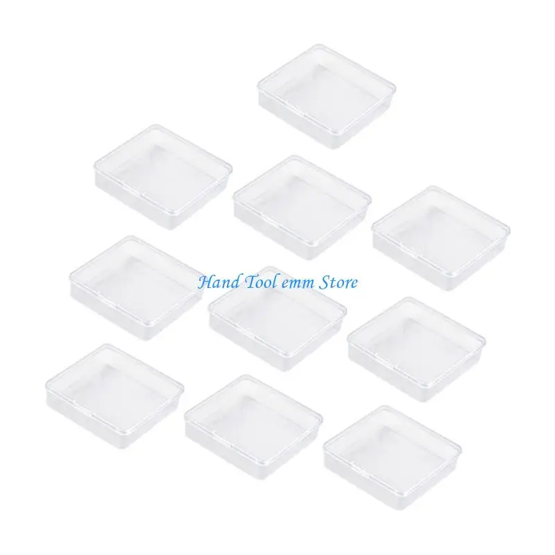 H37F Portable Mini Organiser Transparent Material Perfect For Travel Jewelry Storage