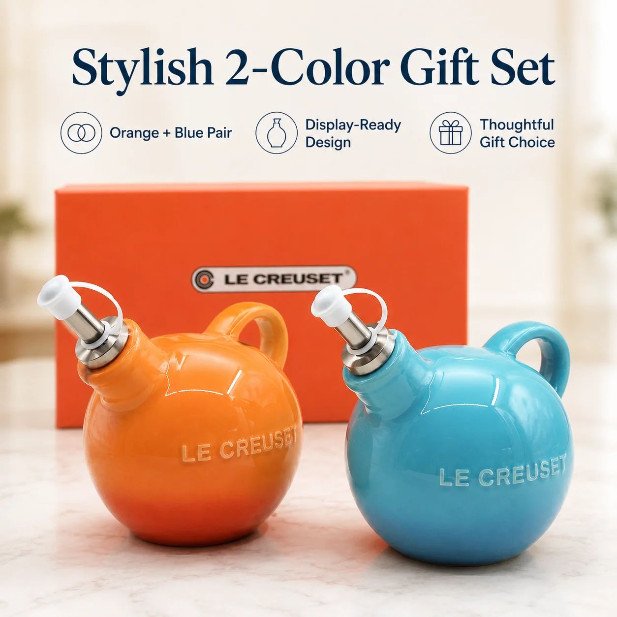 Le Creuset 2 Piece Ceramic Oli - Kitchen Baking Gifts 评论和价格