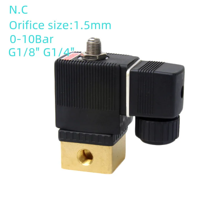 BAODE 2 Position 3 Way Air Compressor Magnetic Valve 6014 Solenoid Valve G1/8 G1/4 24Vdc 110Vac 220Vac