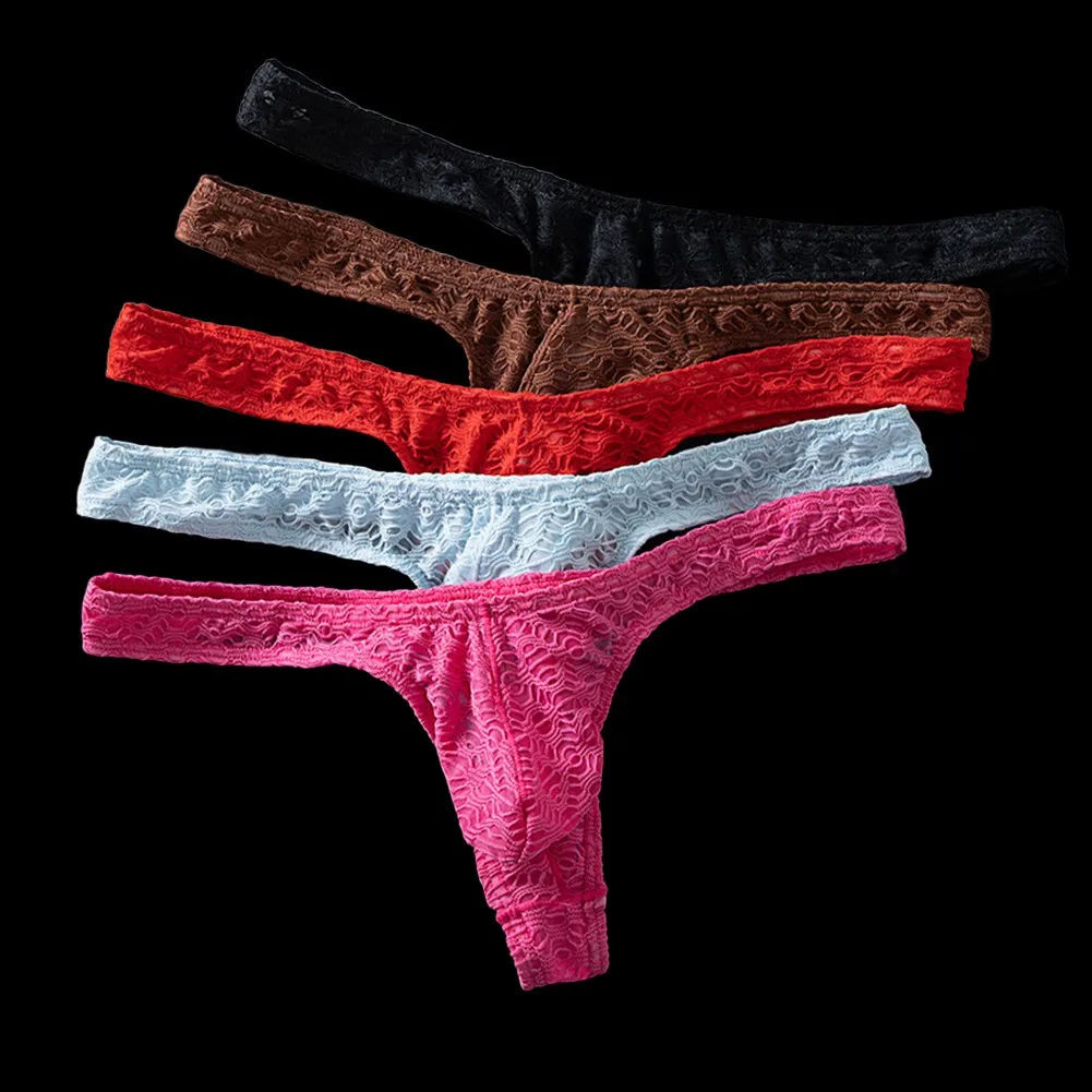

Повседневные дышащие стринги-танга для мужчин, модное жаккардовое нижнее белье, сексуальные трусы-стринги, эротическое белье