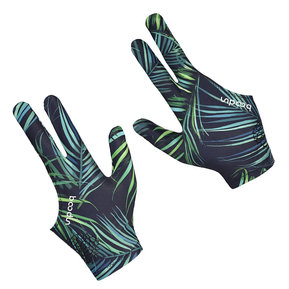

Pool Table Glove Snooker Gloves for Men Football Accessories 3 Finger Billiards Man