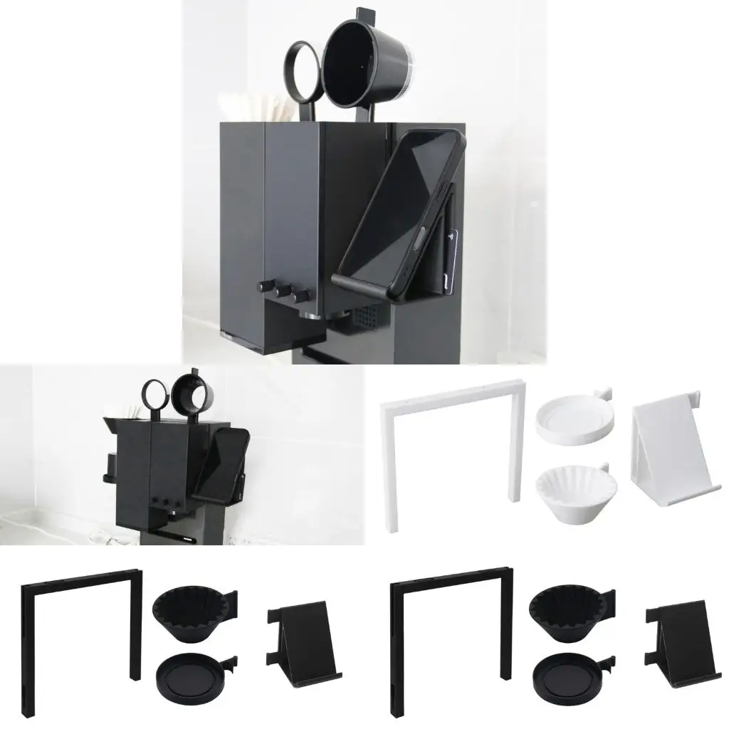  Coffee Accessory Tray Set for Left-Side Home Coffee Area Use