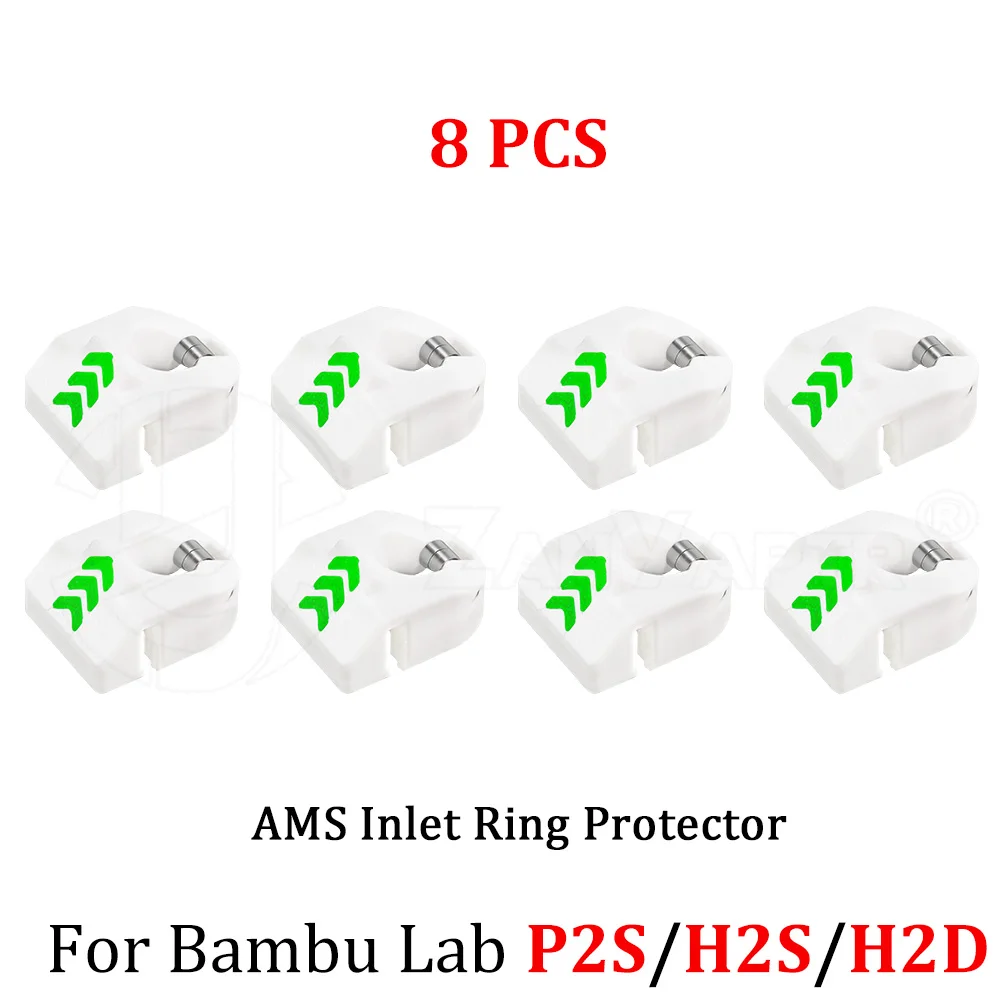 Eingangsring-Schutz für Bambu Lab X2D P2S H2S H2D AMS 2 Pro Reduziert Filamentverschwendung Verschleiß am Filamentförderer Gleichmäßige Zuführung Upgrade-Zubehör