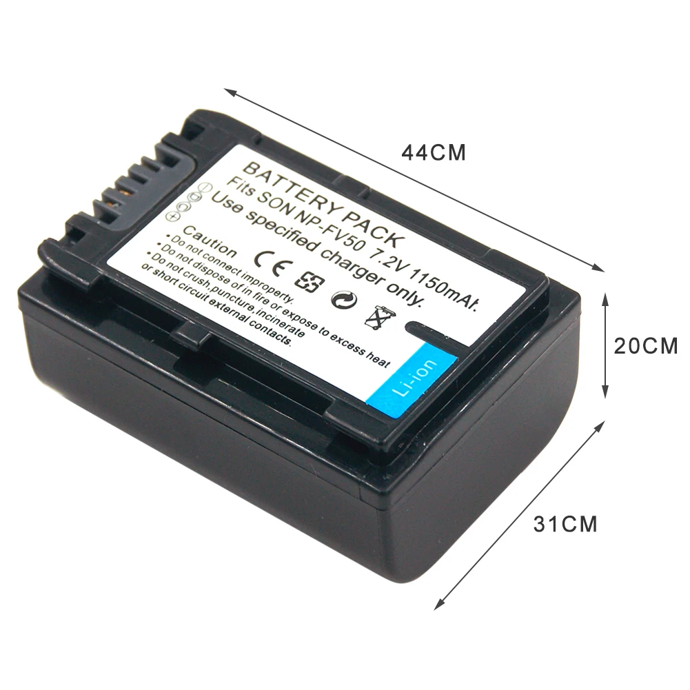 7,2 В 1150 мАч литий-ионный аккумулятор NP-FV50 NP-FV70 FV90 NPFV100 FV120 для цифровой камеры Sony DVD HDR DCR SR HC Series 7,2 В 1150 мАч литий-ионный аккумулятор NP-FV50 NP-FV70 FV90 NPFV100 FV120 для цифровой камеры Sony DVD HDR DCR SR HC Series