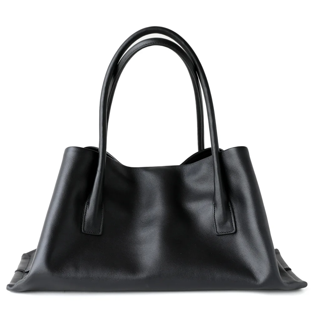

2026 Luxury Hand Bags Real Leather Tote Bag Large Capacity Shoulder Woman Underarm Commuter Bag Large Handbag for Women
