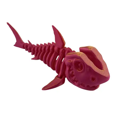 3D Printed Movable Joint Skeleton Shark Model for Educational And Collectible Purposes