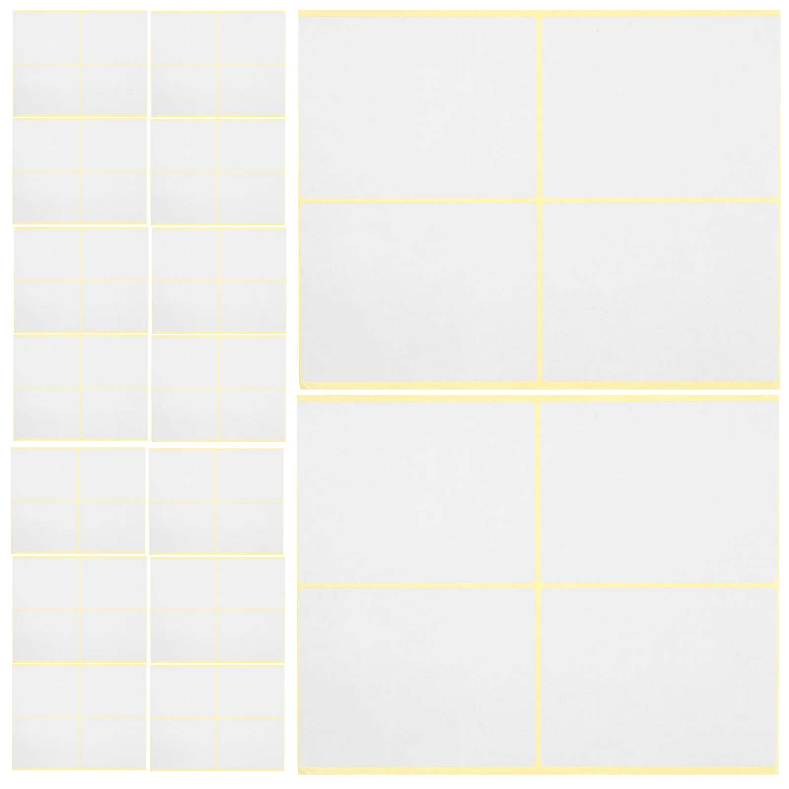 120 pezzi etichette adesive bianche grandi 4x3 pollici adesivi per indirizzi scrivibili vuoti per scatole di immagazzinaggio pacchetti postali cartelle etichette