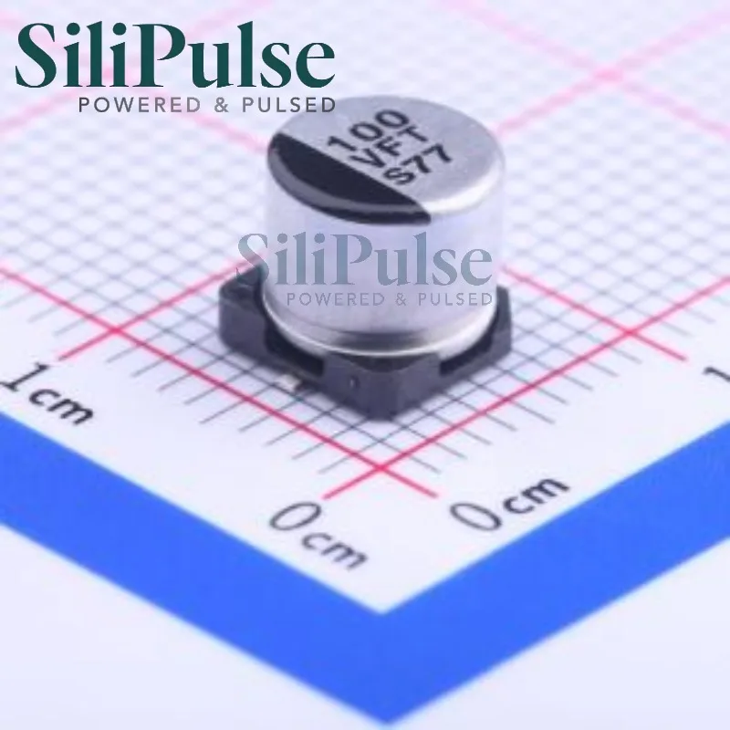 (20-100pcs) EEEFT1V101AP SMD,D6.3xL5.8mm 100% Original In Stock 35V ±20% 300mA@100kHz 100uF