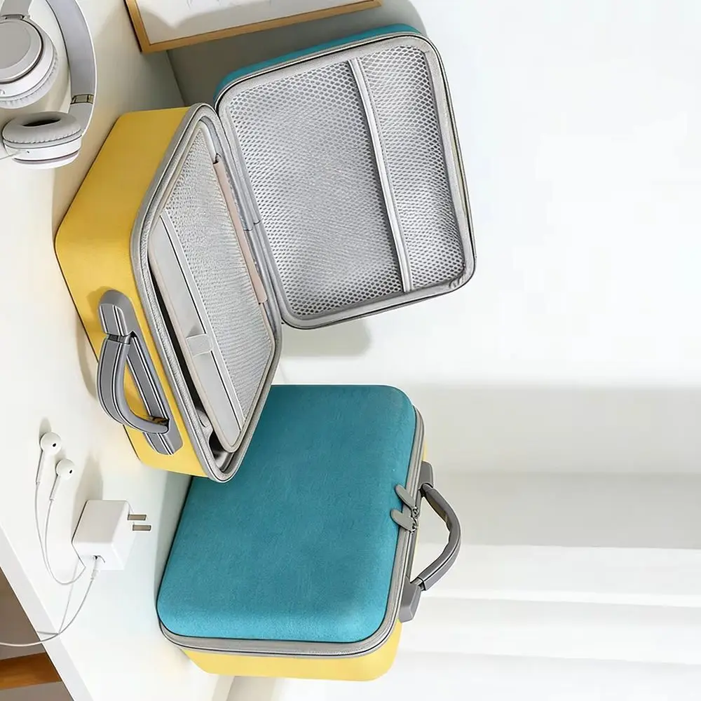 

Hard EVA Shockproof Storage Bag for Liene M100 Photo Printer, Portable Water-Resistant Protective Case with Handle & Mesh Pocket