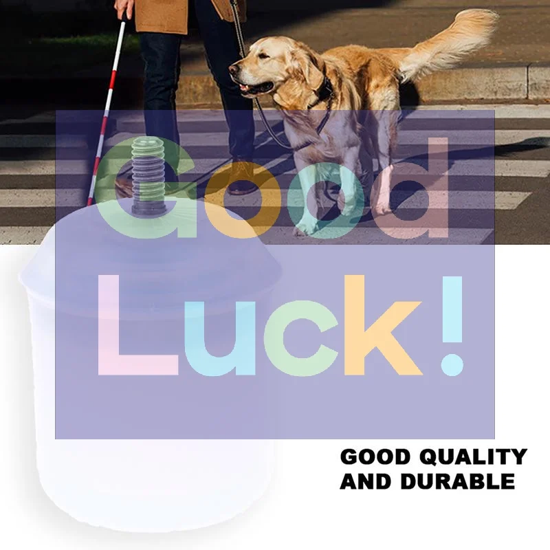 

【WA】1Pcs Blind Walking Stick Protection Head Adjustable Rolling Cane Tip Ergonomic Handle Wear Resistant Stability For Daily
