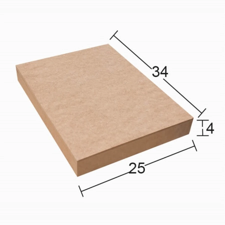 PA180 Big size Rectangle Chassis Board, Raw Wood Mdf Board