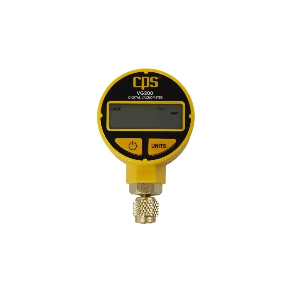 VG200 Vacuum Gauge with Digital LCD Display Advanced sensor design with self-heated thermistor bridge and automatic temperature