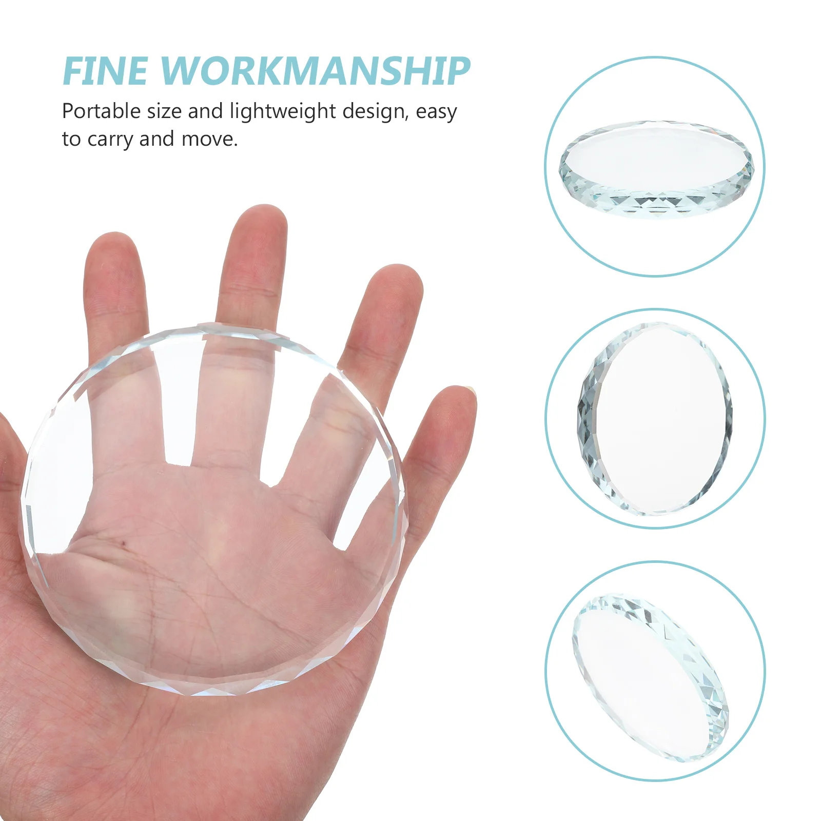 Прозрачное стеклянное основание, круглая витрина, поднос для рукоделия, декоративное хранилище для предметов коллекционирования, многоцелевой, легкий дизайн