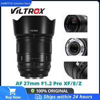 VILTROX 27mm F1.2 pro Large Aperture APS-C Auto Focus Pro Camera Prime Lens for Fuji XF for Sony E for Nikon Z Mount Camera