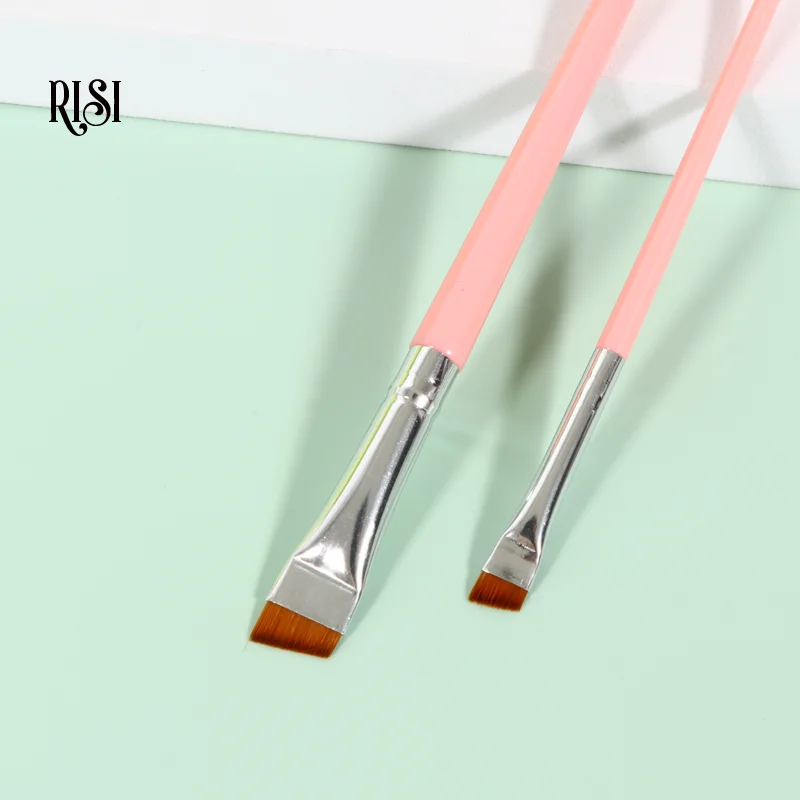 RISI Augenbrauen-Eyeliner-Pinsel, superdünner Kosmetik-Liner-Pinsel für Augenbrauen, Make-up-Pinsel, Augenbrauenpinsel