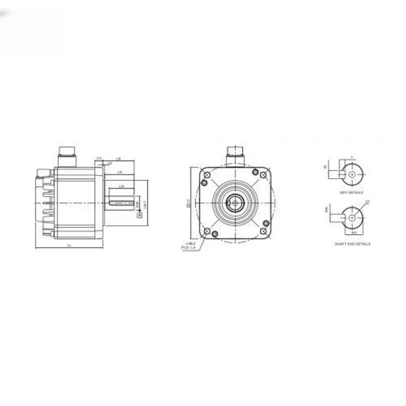 New Original  ECMA-L11830RS ECMA-A2 Servo Motor 3KW 1500 RPM 400V In Stock