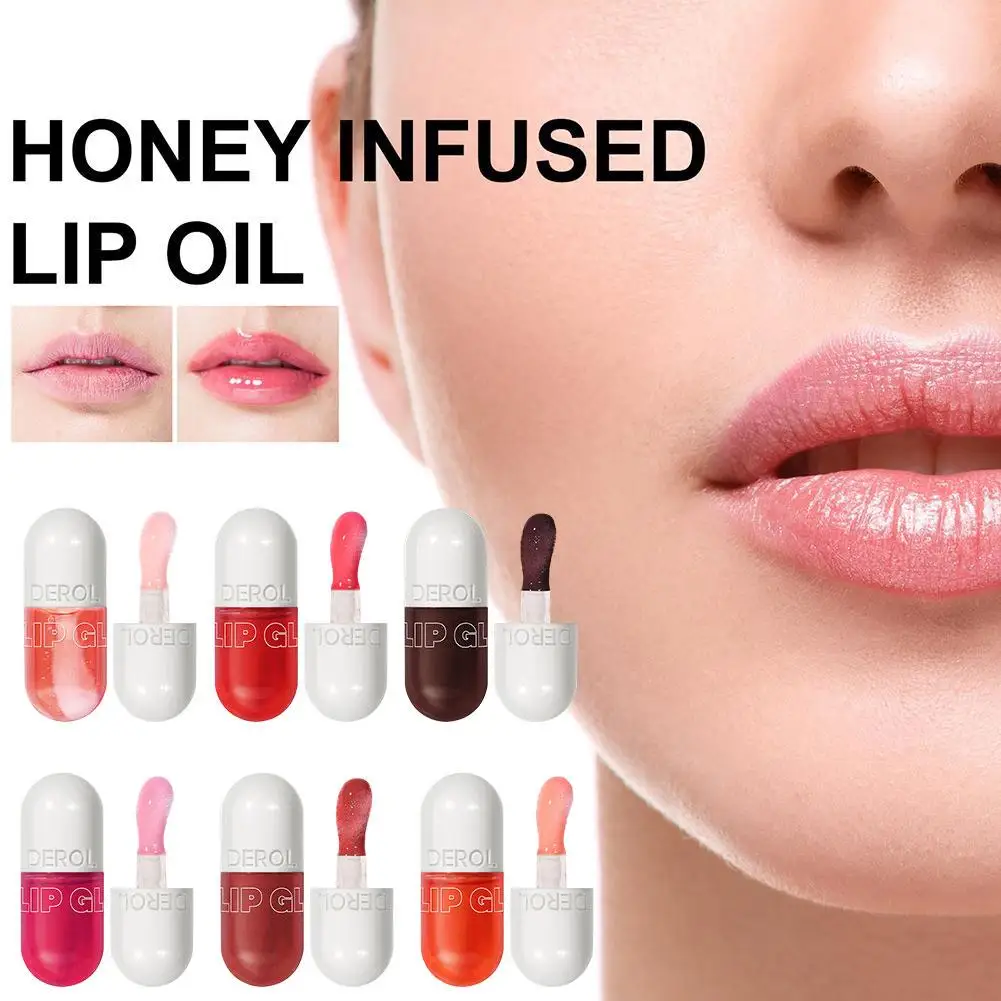 NEW Moisturizing Sexy Lip Plumping Essential Oil Nourishing Gloss Ultimate Lip Care Serum Lip Plumping 8ML Anti-Wrinkle D2U7