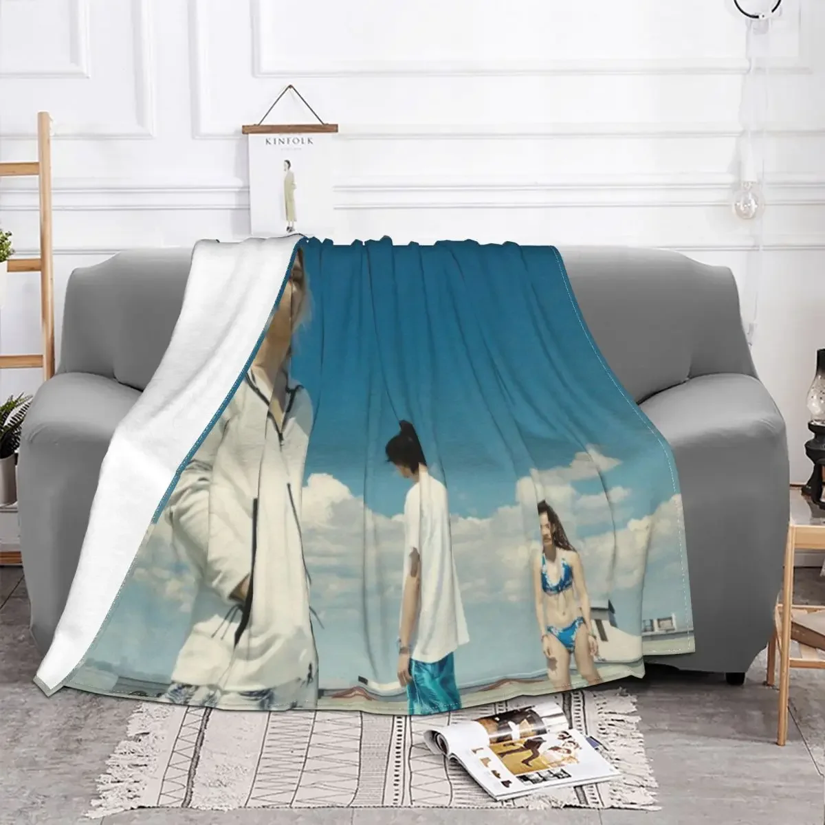 

Alice In Borderland Baby Blanket Fleece Summer Chishiya Anime Super Multi-function Warm Throw Blanket for Sofa Bedroom Bedspread