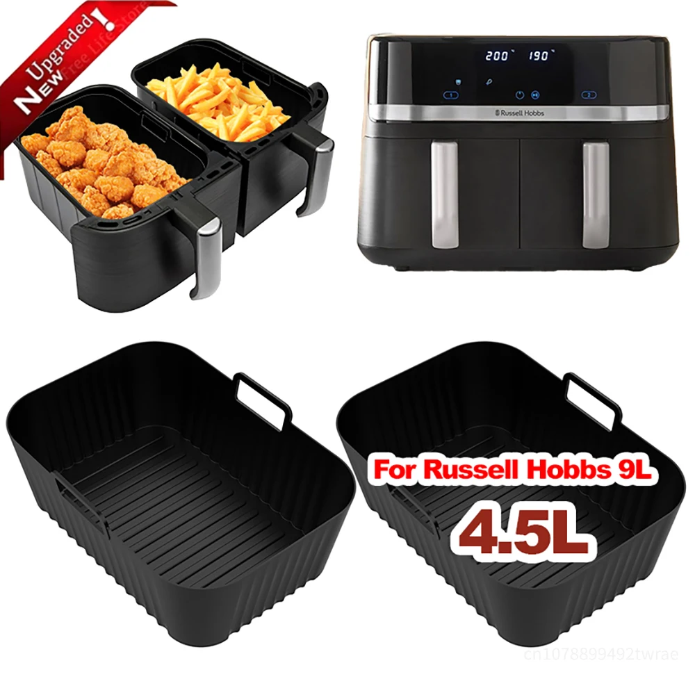 Airfryer-accessoires voor Russell Hobbs, 2 kamers 9 l (2 x 4,5 Airfryer-accessoires voor Russell Hobbs, 2 kamers 9 l (2 x 4,5