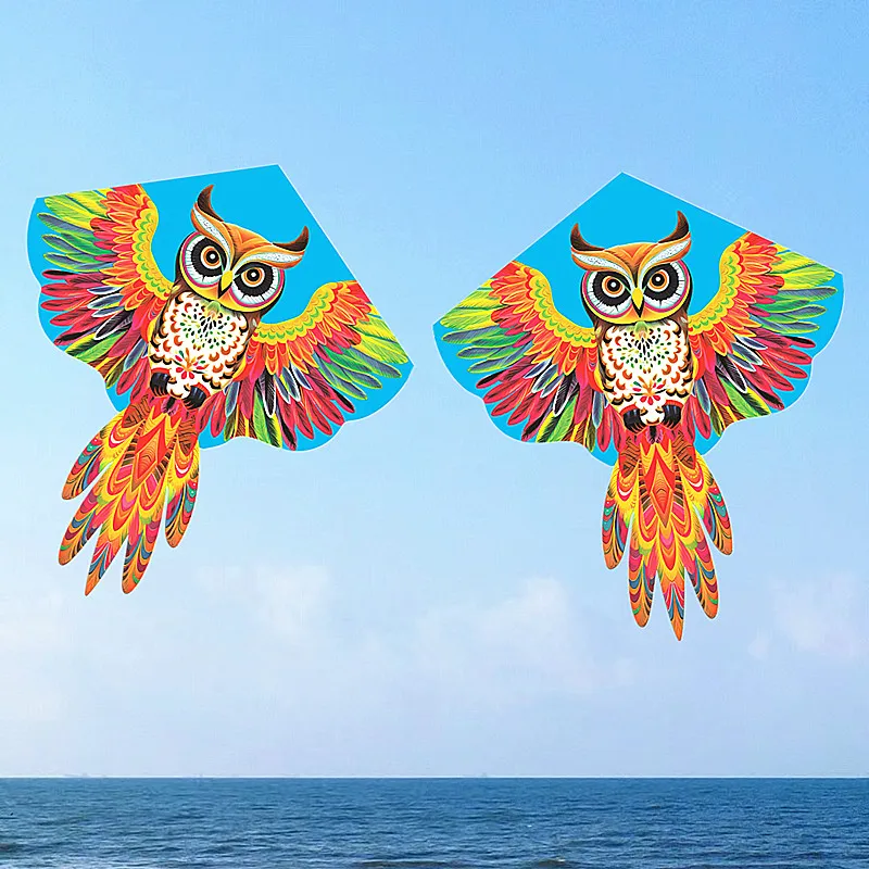 free shipping owl kite juego basta air bounce wind kite children outdoor toys fishing kite cerf volant professionnel parachute