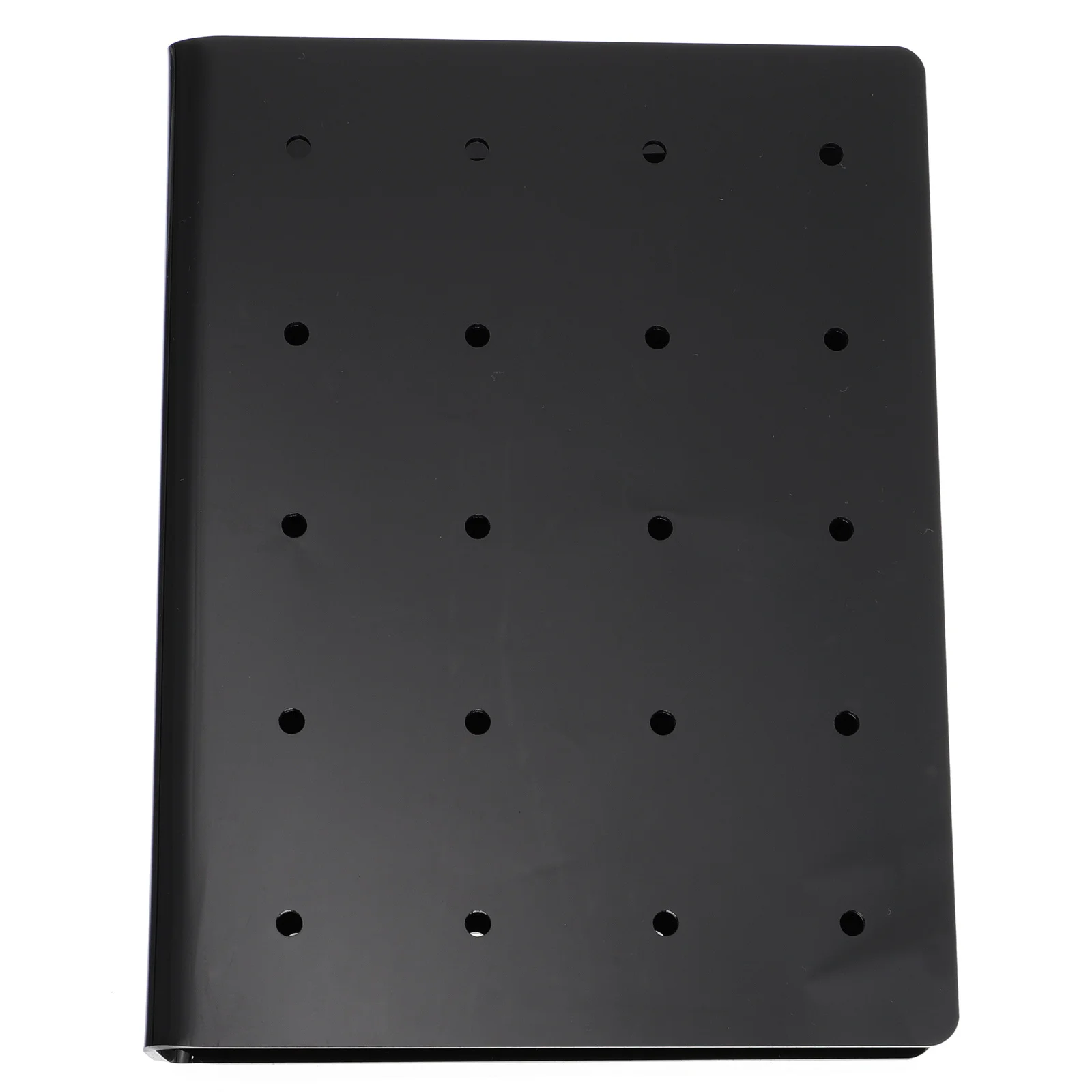 1 قطعة حامل عرض الحلوى السوداء قسط الاكريليك مصاصة حامل ثقب دائري تصميم سطح أملس هدايا الحفلات عرض الرف