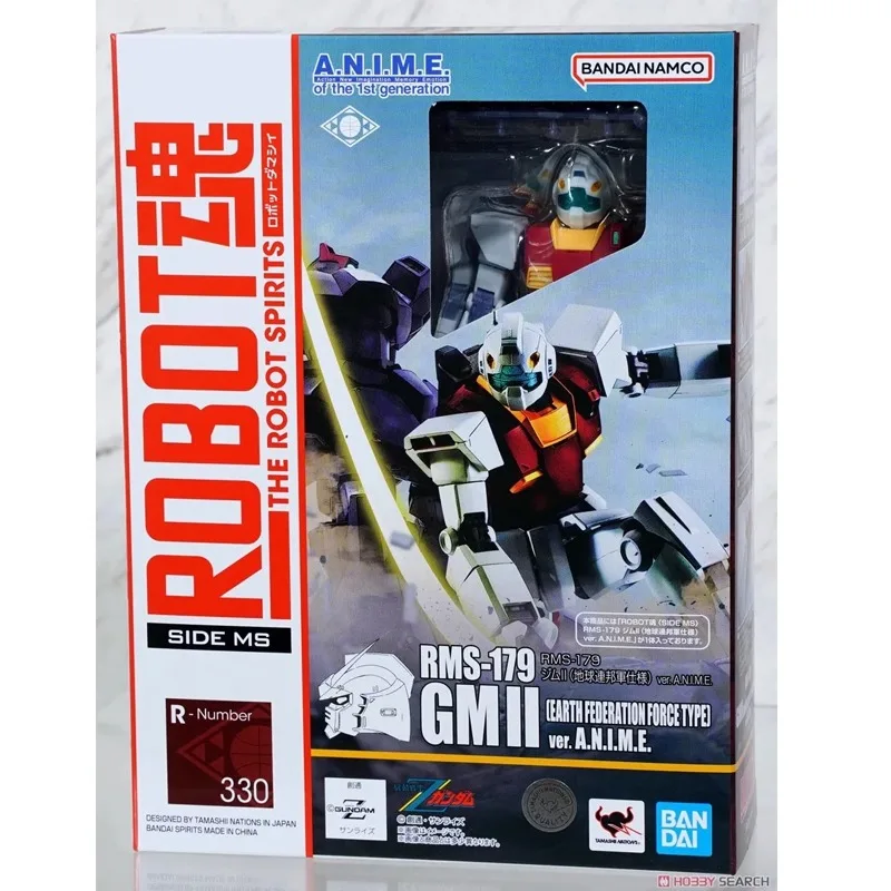 Bandai Genuine THE ROBOT SPIRITS RMS-179 GMII [ERATH FEDERATION FORCE TYPE] ver. A.N.I.M.E Gundam Anime Action Figure Model Toys