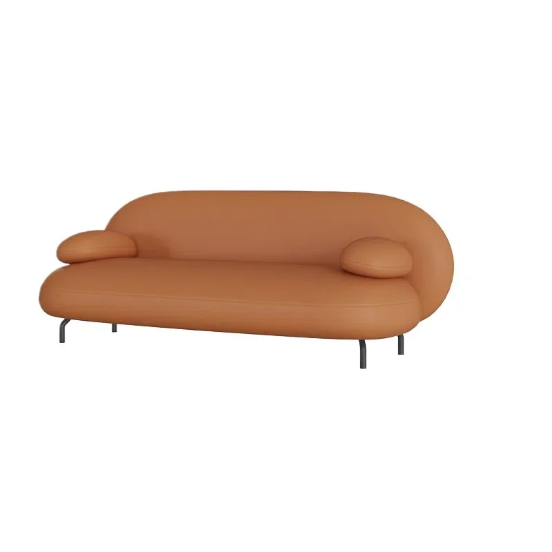 

Nordic light luxury living room sofa hotel reception coffee table combination modern technology cloth furniture