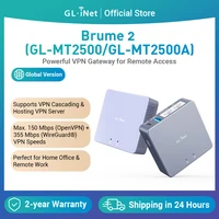Gl-inet-Mini puerta de enlace de seguridad VPN para el hogar, oficina y trabajo remoto, GL-MT2500/MT2500A, seguridad por Internet, WAN 2,5G
