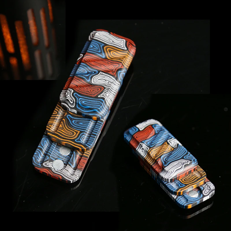 Fibrer de verre matériel Fidget curseur magnétique poussée curseur adulte EDC métal Fidget jouet cadeaux pour adultes autisme jouets sensoriels cadeaux pour adultes