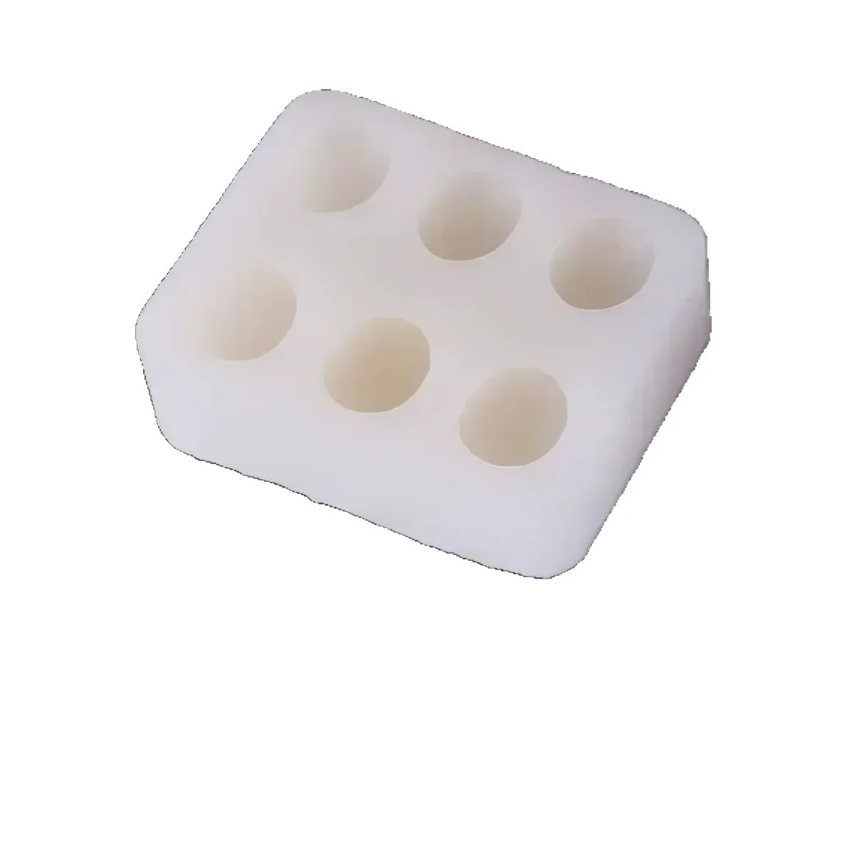 6-hole Loquat Jelly Silicone Mold DIY Handmade Fruit Mousse Loquat Gummy Fondant Cake Chocolate Mould Baking Accessories