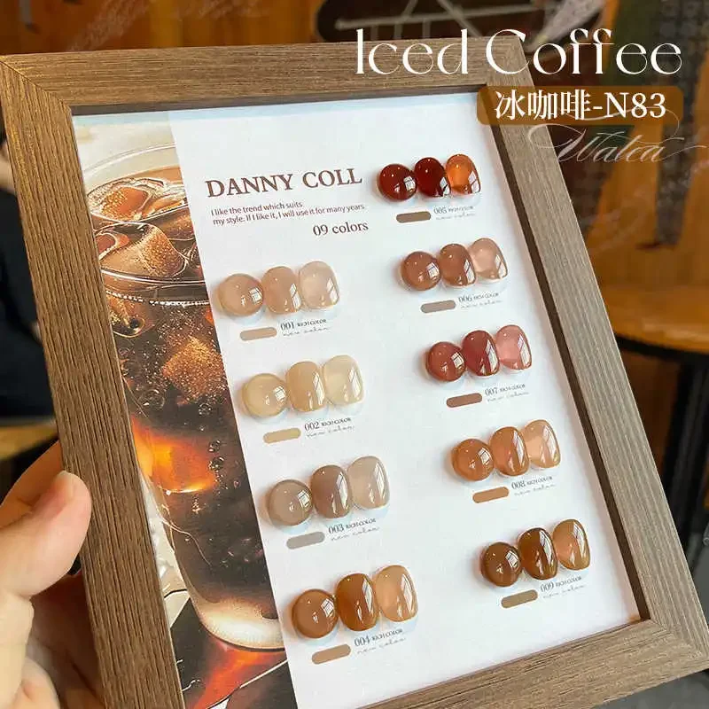 

Danny coll 9 colors Nail gel set Nail salon Transparent color Non-toxic UV gel 2024 New Hot sale Fashion Nail Art kit Wholesale