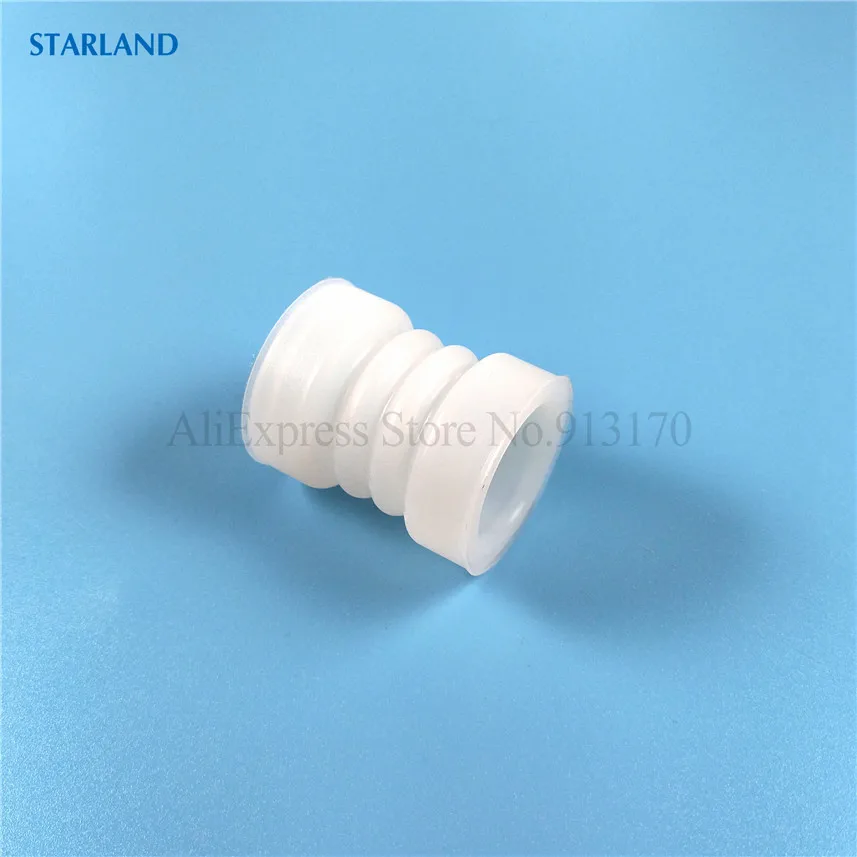 Special White Seal Tube Big Corrugated Sealing Sleeve New Spare Part Beater Rod Ice Cream Machines Accessory Fitting Length 44mm