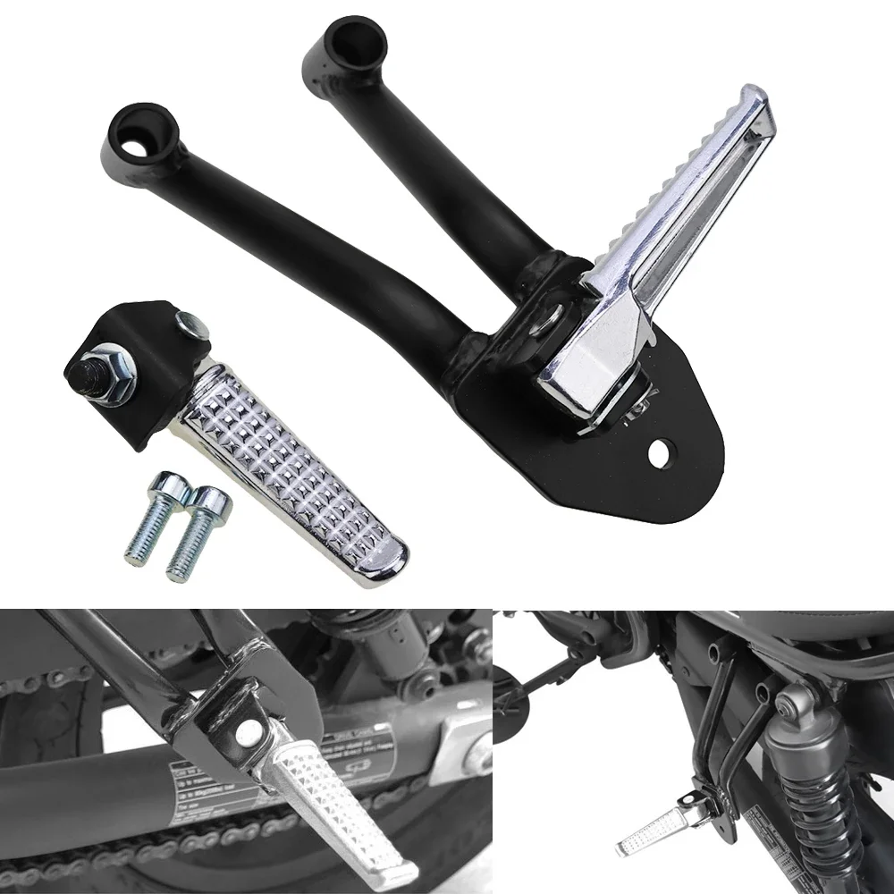 

Motorcycle Passenger Rear Footrests Foot Rests Footpegs Pedals For Honda Rebel 300 500 CMX300 CMX500 2017 2018 2019 2020 2021
