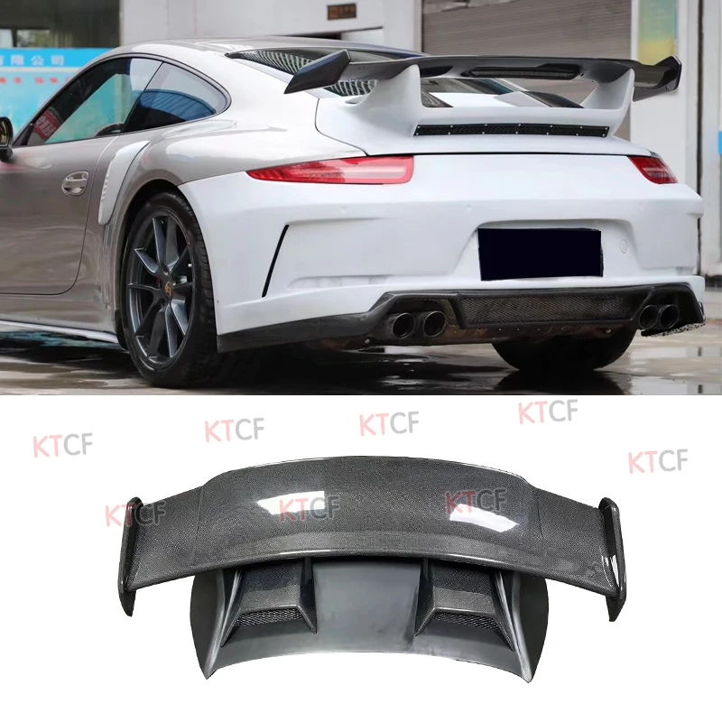 

GT3 Style Unpainted FRP Carbon Fiber Material Trunk Wing Rear Spoiler For Porsche 911 991.1 991.2 Truning 2012-2018