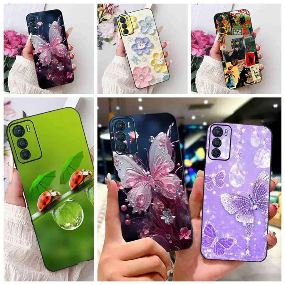 Funda bonita de gato para Motorola Moto G42, funda protectora de teléfono para Moto G 42 G42 MotoG42 XT2233-2, carcasa Capa