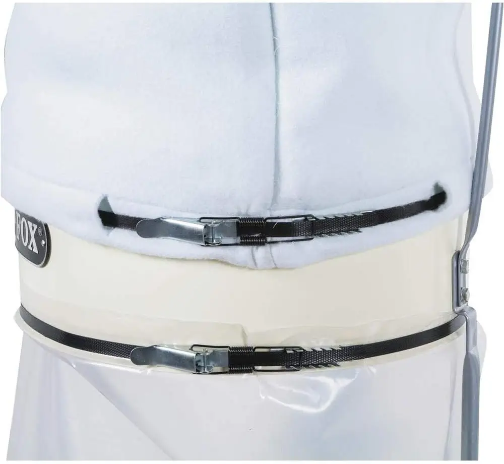 W1666-2 HP stofafscheider, wit