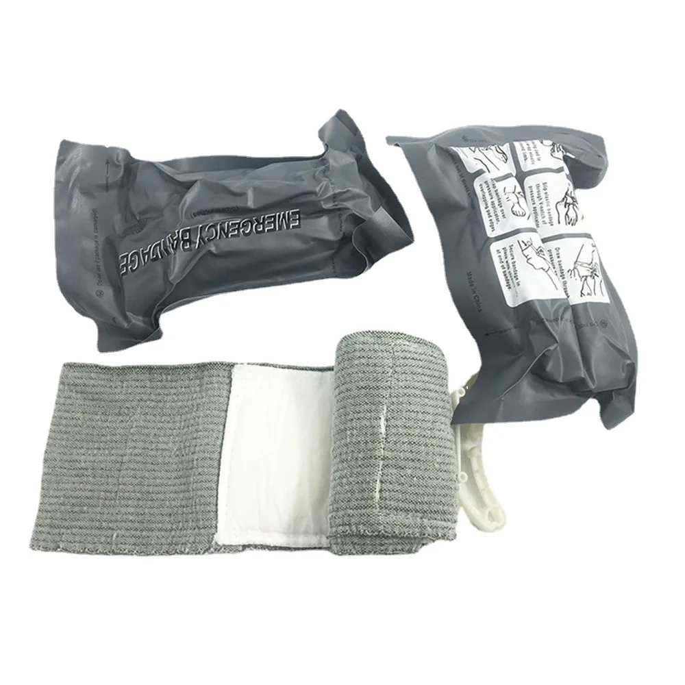 Tactical Israel Emergency Bandage Wrap Medical Rescue Trauma Wound Dressing Combat Battle Compression Gauze First Aid Kits