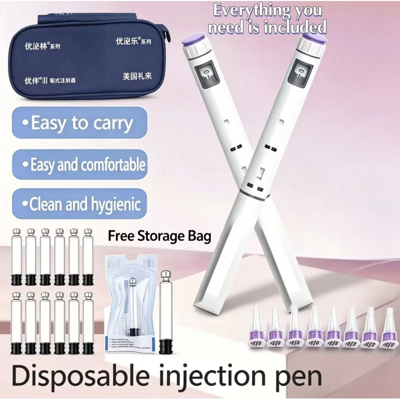 Disposable Insulin / peptide Injection Pen,3ml High Precision Dose Device, weight loss Adjustable Magic Pen(excluding medication