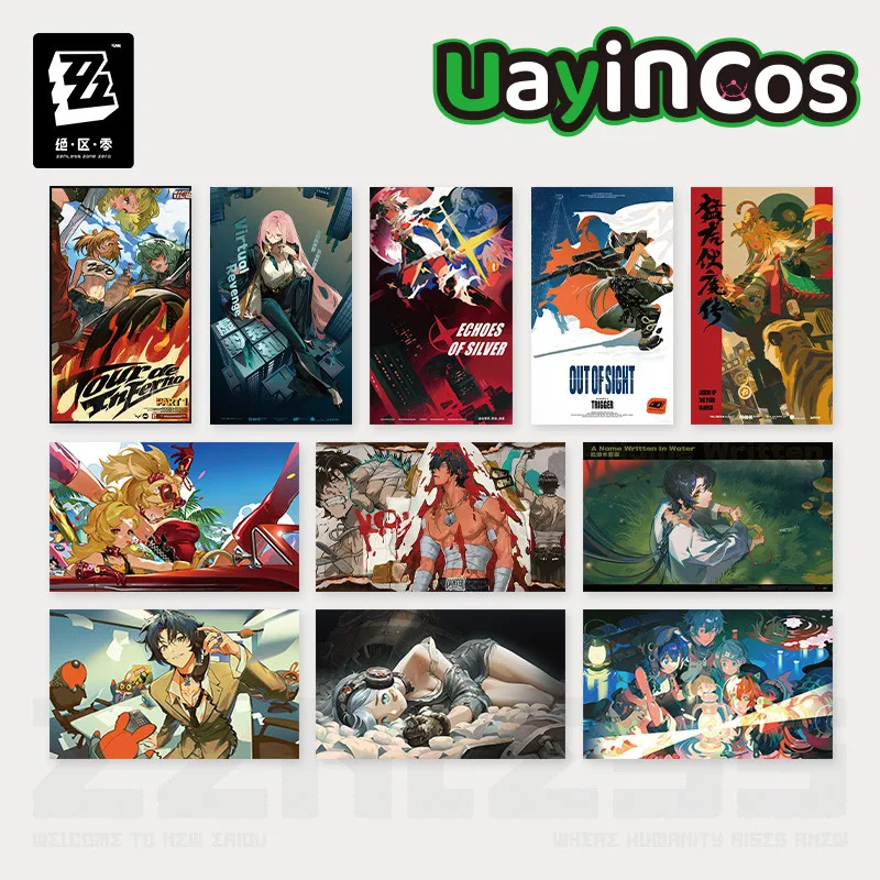 

Оригинальный Zenless Zone Zero RandomPlay, видеосерия, коллектонный постер, Эллен Джо, украшения, аксессуары для кукол, аниме-игра, игрушка, детский подарок