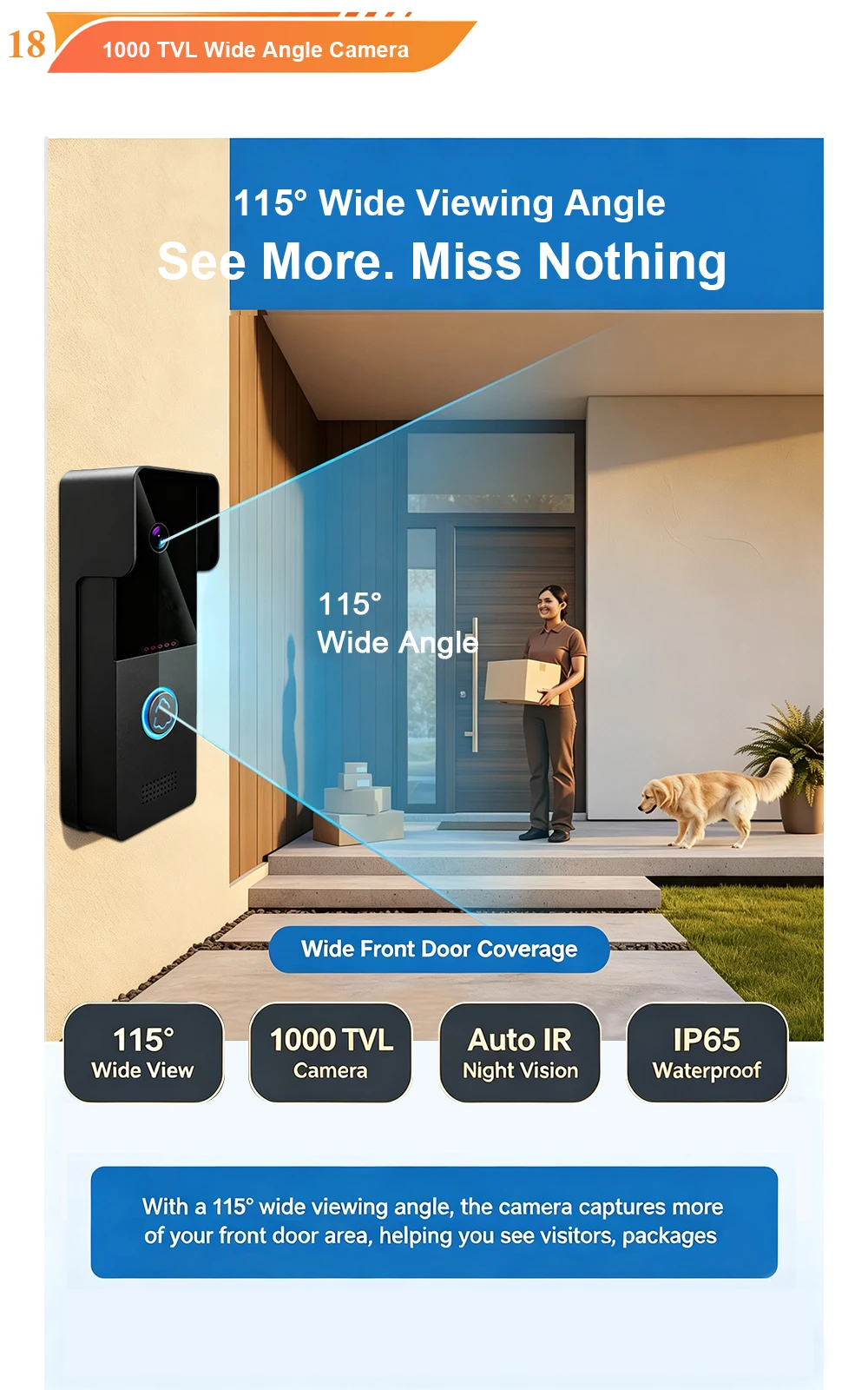 7inch Color Wired Video Intercom System Visual Doorphone Camera Video Doorbell Door Phone Kits for Home IP Villa Apartment M73T