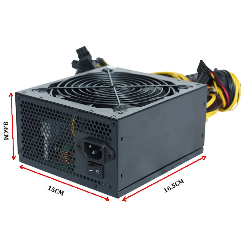 Multi-channel Platform Graphics Card Power Supply 2000W 2kw GPU8 Card Computer Chassis Power Supply