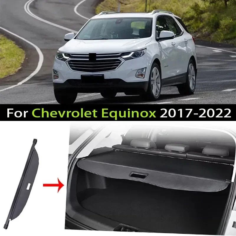 Car Trunk Cargo Cover For Chevrolet Holden Equinox 2017-2022 Luggage Storage Security Shield Curtain Partition Mat Accessorie