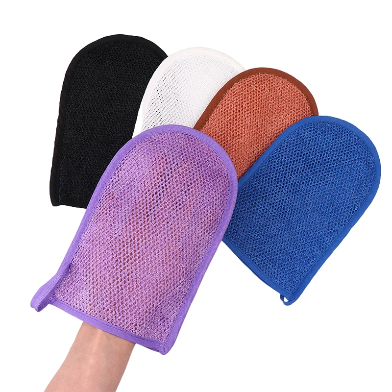 

Women Men Bath Gloves SPA Exfoliating Shower Brush Body Cleaning Scrub Mitt Rub Dead Skin Gloves Shower Towel Foam Body Massage