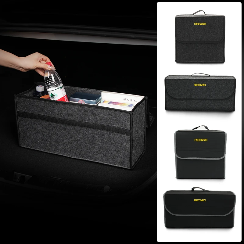 Car Storage Bag Folding Travel Organizer Box Trunk Tool Case For Recaro Accessories Racing Interior