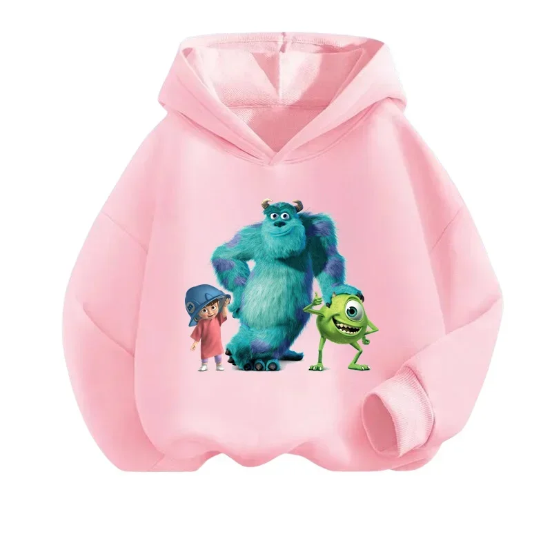 

Disney Monsters Inc Hoodie 2024 New Arrival - Adorable Cartoon Print Korean Fashion for Children